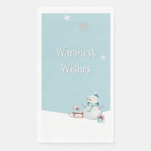 Warmest Wishes Snowman Sled Gifts  (正面)