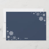 Warmest Wishes This Christmas Cute Family Photo シーズンカード (裏面)