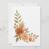 Warmth and romance in every petal 招待状 (裏面)