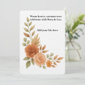 Warmth and romance in every petal 招待状 (スタンド正面)