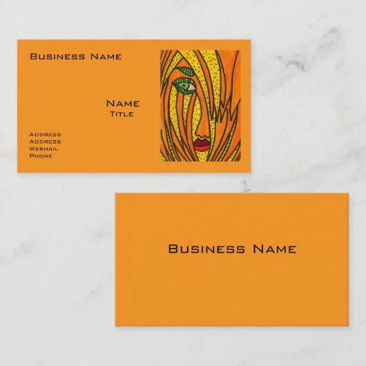 Warmth in Business Cards 名刺 (正面/裏面)