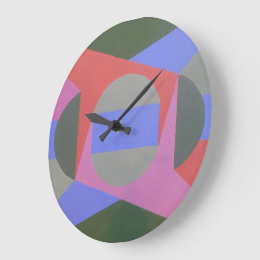 Warmth in Every Hour Modern Round Clock ラージ壁時計 (傾斜)