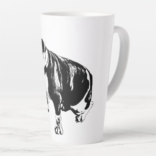 Warmth While Waiting カフェラテマグ (右アングル)