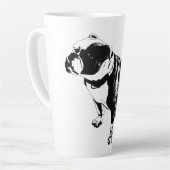 Warmth While Waiting カフェラテマグ (左アングル)