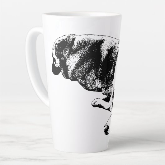 Warmth Without Urgency カフェラテマグ (左アングル)