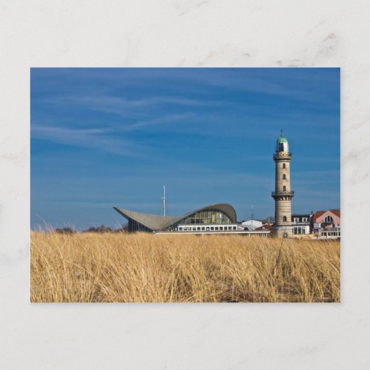 Warnemuende (ドイツ)の灯台 ポストカード (正面)