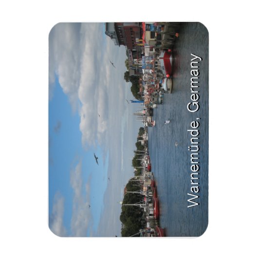 Warnemunde、ドイツ磁石 マグネット (縦)