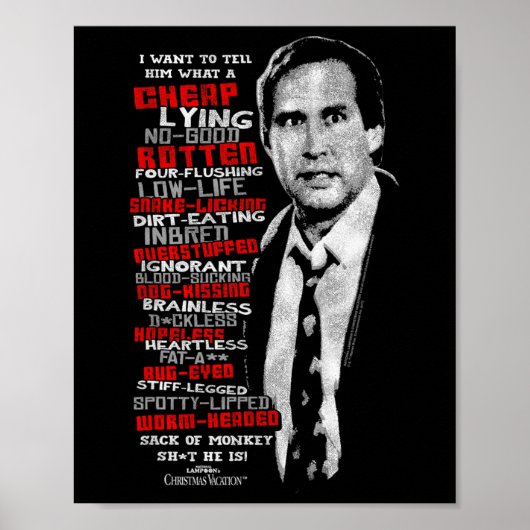 Warner Bros. Christmas Vacation Profanities - Wome ポスター (正面)