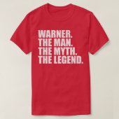 WarnerWarnerファミリー名Warner姓Warner S Tシャツ (デザイン正面)