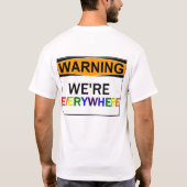 Warning2 Tシャツ (裏面)