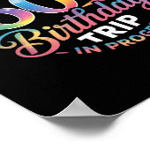 Warning 60th Birthday Trip In Progress Bday 60 Yea ポスター (角)