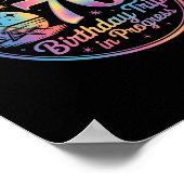 Warning 70th Birthday Trip In Progress Bday 70 Yea ポスター (角)