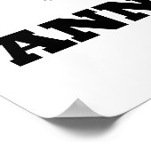 Warning! Annoying Pest Inside (Mosquito Anatomy) ポスター (角)