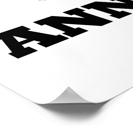 Warning! Annoying Pest Inside (Mosquito Anatomy) ポスター (角)