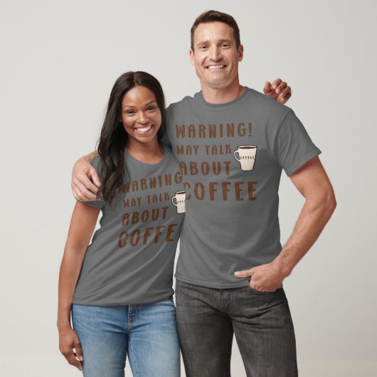 Warning Coffee Enthusiast Coffee Lovers Design Tシャツ (ユニセックス)