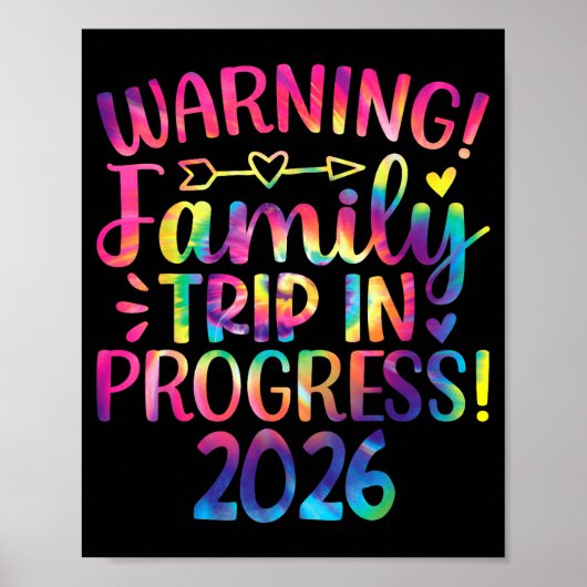 Warning Family Trip In Progress 2026 ポスター (正面)