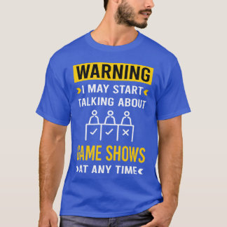 Warning Game ShowsV Show girl Tシャツ