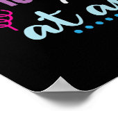 Warning Gymnast May Flip at Any Time ポスター (角)