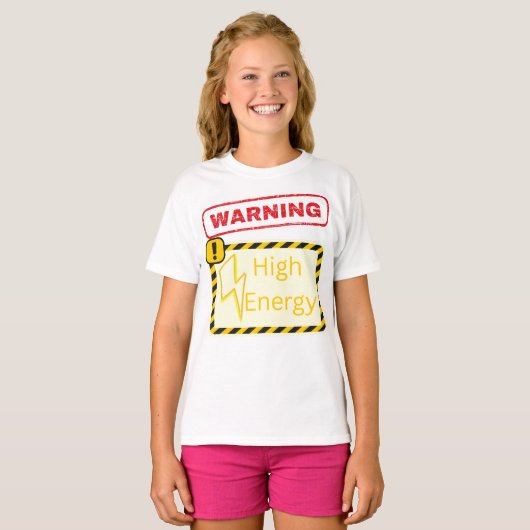 Warning: High Energy T-Shirt Tシャツ (正面フル)