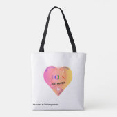 WARNING: High Levels of Perspective Detected  トートバッグ (裏面)