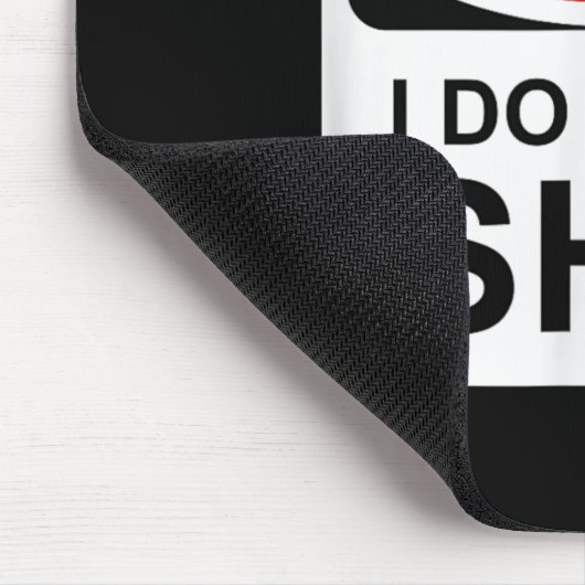 Warning I Do Dumb マウスパッド (コーナー)