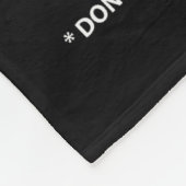 Warning I Have A Crazy Wife  フリースブランケット (角)