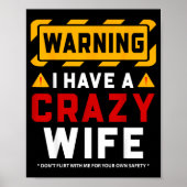 Warning I Have A Crazy Wife  ポスター (正面)