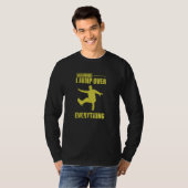 Warning I jump over Everything Parkour Sport Tシャツ (正面フル)