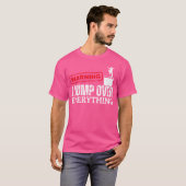 Warning I Jump Over Everything Parkour Tシャツ (正面フル)