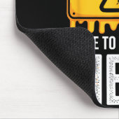 Warning! I Like To Talk About Mead Funny Bar マウスパッド (コーナー)