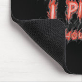 Warning! I Pivot Without Warning マウスパッド (コーナー)