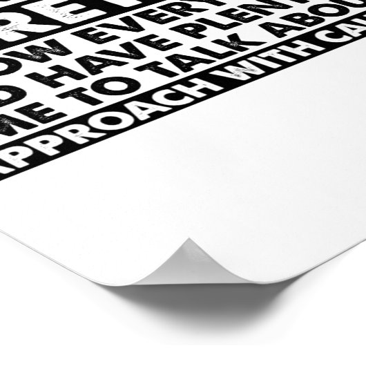 Warning Im Retired Funny Retirement Retiree  ポスター (角)