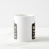Warning May Start Talking About Caravans Mug コーヒーマグカップ (中央)
