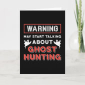 Warning May Start Talking About Ghost Hunting Hunt カード (正面)