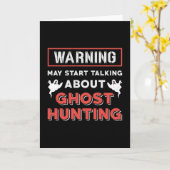 Warning May Start Talking About Ghost Hunting Hunt カード (黄色い花)
