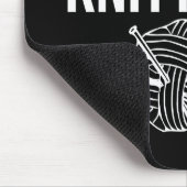 Warning - May Start Talking About Knitting マウスパッド (コーナー)