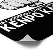 Warning May Suddenly Start Talking About Kenpo Kar ポスター (角)