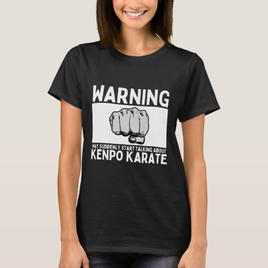 Warning May Suddenly Start Talking About Kenpo Kar Tシャツ (正面)