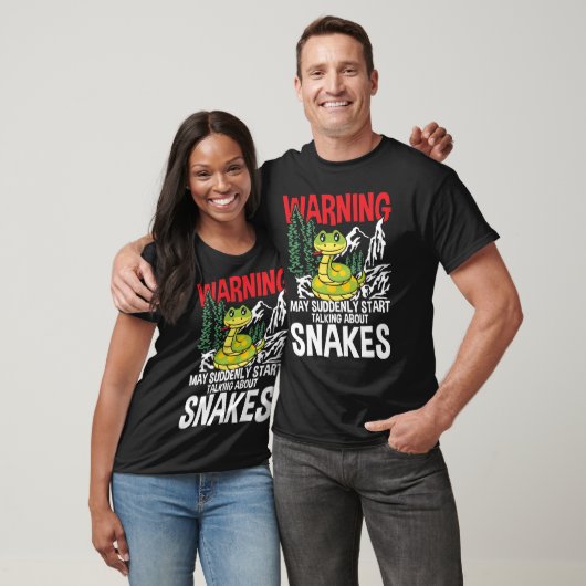 Warning May Suddenly Start Talking About Snakes Tシャツ (ユニセックス)