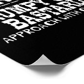 Warning Mpy Old Approach With Caution Funny ポスター (角)