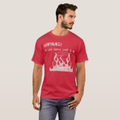Warning My Low Coffee Light Is On Tシャツ (正面フル)