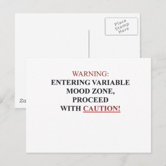 WARNING.pdf ポストカード (正面/裏面)