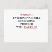 WARNING.pdf ポストカード (正面)