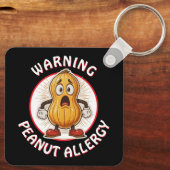Warning Peanut Allergy Alert   キーホルダー (裏面)