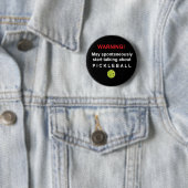 Warning Pickleball V3gen-ar Button 缶バッジ (インサイチュ)