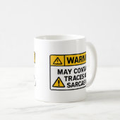 Warning: Sarcasm Inside – Office Mug コーヒーマグカップ (正面右)