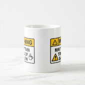 Warning: Sarcasm Inside – Office Mug コーヒーマグカップ (中央)