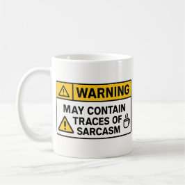 Warning: Sarcasm Inside – Office Mug コーヒーマグカップ