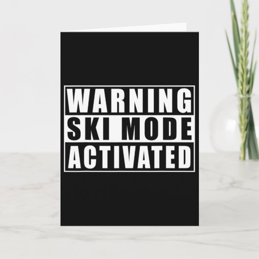 Warning Ski Mode Activated  カード (正面)
