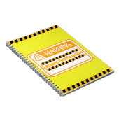Warning Someone Electric is Here Notebook ノートブック (右側)